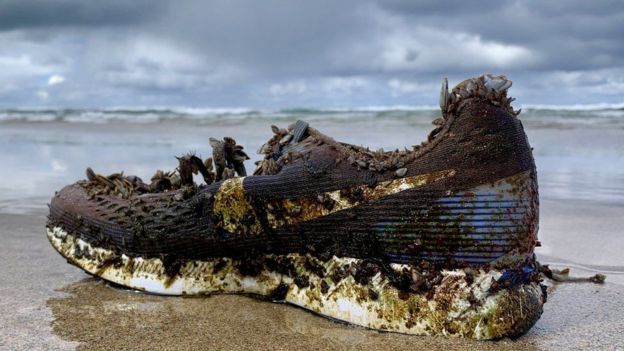 Mystery of ‘Nike’ shoes floating on the sea