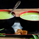 Bowl of Kola Kenda, traditional Sri Lankan herbal porridge