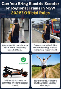 Can You Bring Electric Scooter on Regional Trains in NSW 2026? Official Rules