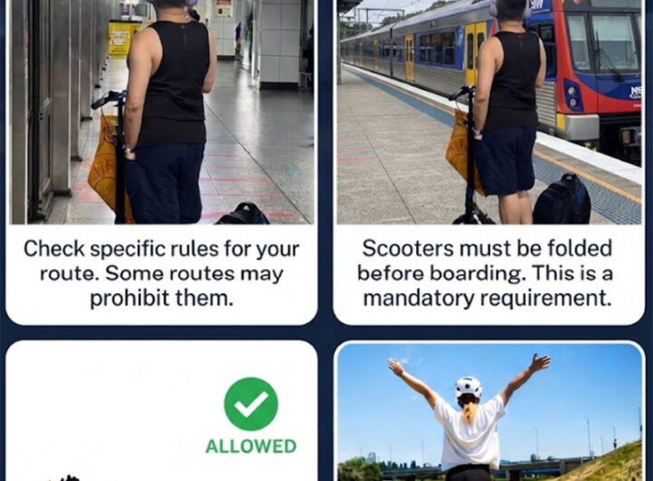 Can You Bring Electric Scooter on Regional Trains in NSW 2026? Official Rules