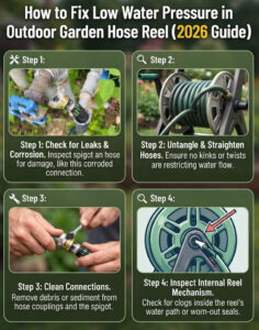 How to Fix Low Water Pressure in Outdoor Garden Hose Reel (2026 Guide)