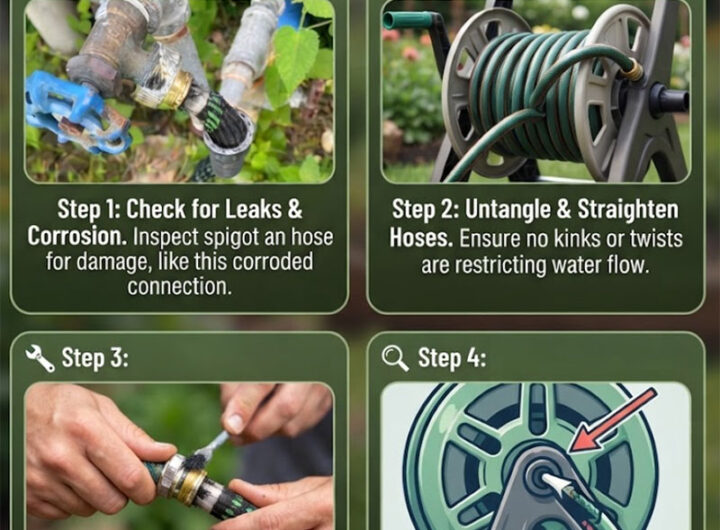 How to Fix Low Water Pressure in Outdoor Garden Hose Reel (2026 Guide)