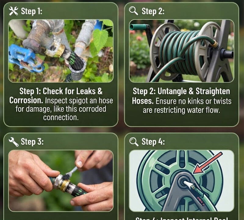 How to Fix Low Water Pressure in Outdoor Garden Hose Reel (2026 Guide)